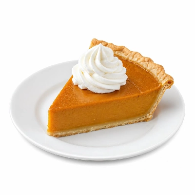 Perkins Restaurant & Bakery Specials Classic Comforts Pumpkin Pie with Whipped Cream Slice