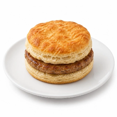 Perkins Restaurant & Bakery Specials Great Plates Sausage Biscuit Sandwich
