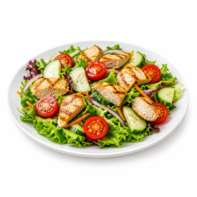 Piada Italian Street Food Farmer's Market Salad with Grilled Chicken