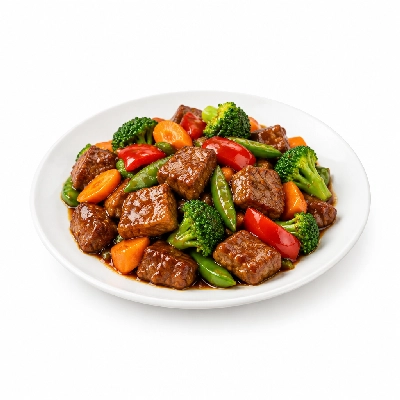 Pick Up Stix Beef Entrees House Special with Vegetables