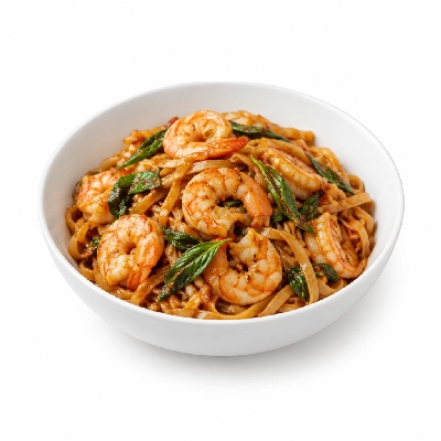 Pick Up Stix Noodle Bowls Spicy Basil Shrimp