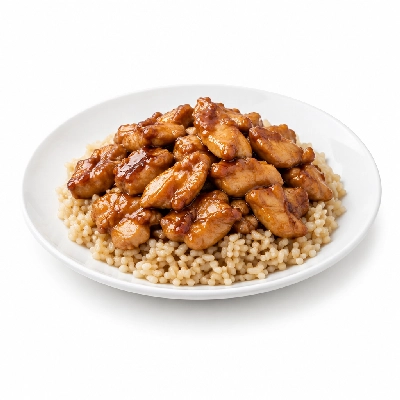 Pick Up Stix Teriyaki Bowls Chicken with Steamed Brown Rice