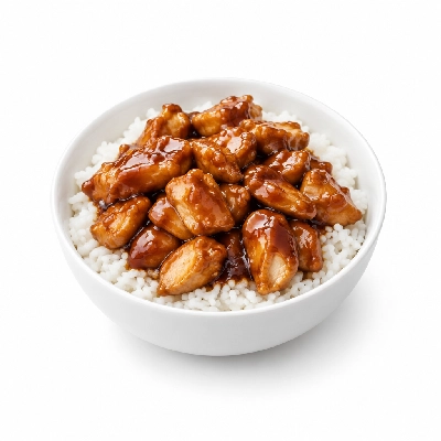 Pick Up Stix Teriyaki Bowls Chicken with Steamed White Rice