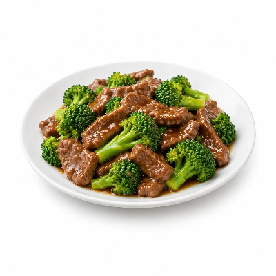 Pick Up Stix Wok Combo Beef Entrees and Broccoli