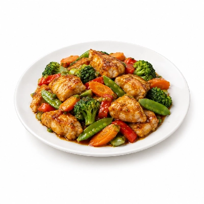 Pick Up Stix Wok Combo Chicken Entrees and Vegetables