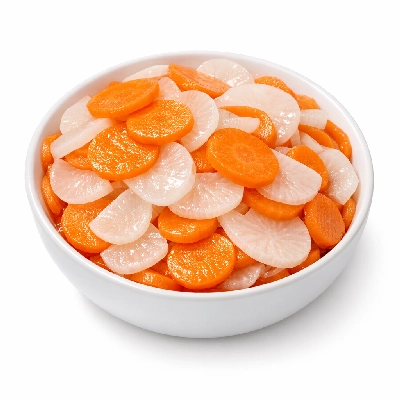 Pickled Carrots and Radish