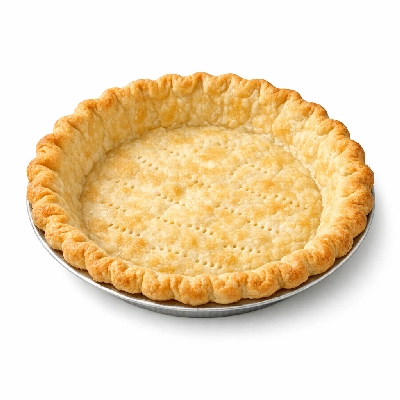 Pie crust baked from frozen