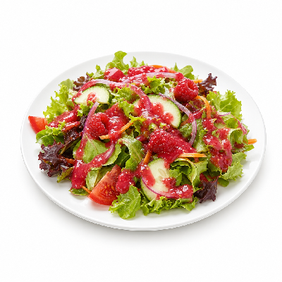 Pieology Salads with Raspberry Dressing