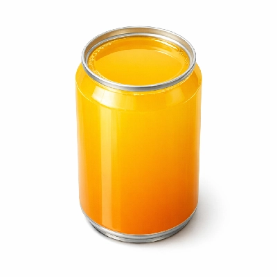 Pineapple and orange juice drink canned