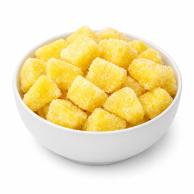 Pineapple frozen chunks sweetened
