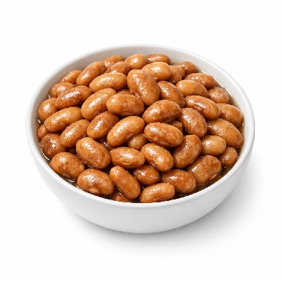 Pinto beans boiled without salt