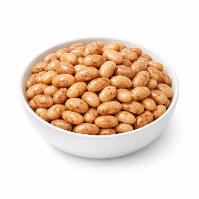 Beans pinto immature seeds frozen cooked boiled drained without salt