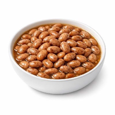 Beans pinto mature seeds canned solids and liquids low sodium