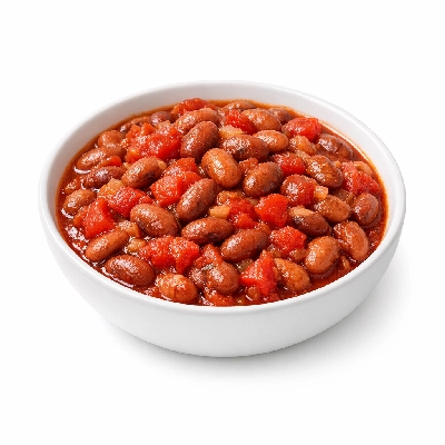 Pinto beans with tomatoes