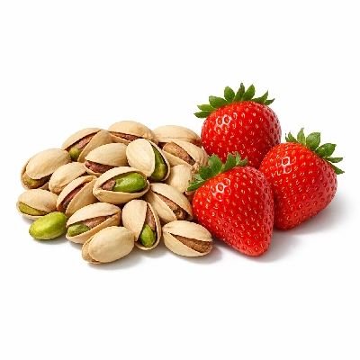 Pistachios and Strawberries