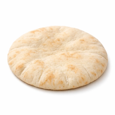 Bread pita white unenriched