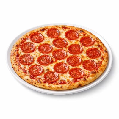 Pizza 14" pepperoni topping, thin crust
