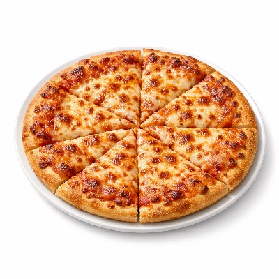 Pizza cheese topping regular crust frozen cooked