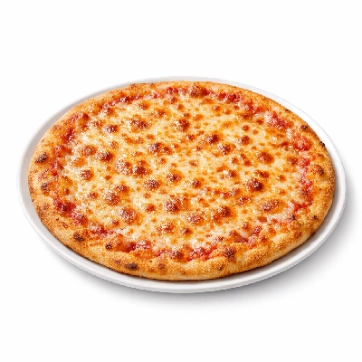 Pizza cheese topping thin crust frozen cooked