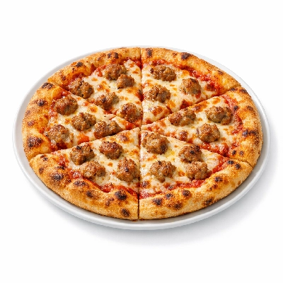 Pizza hut 14" sausage hand-tossed crust