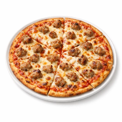 Pizza hut 14" sausage thin 'n crispy crust