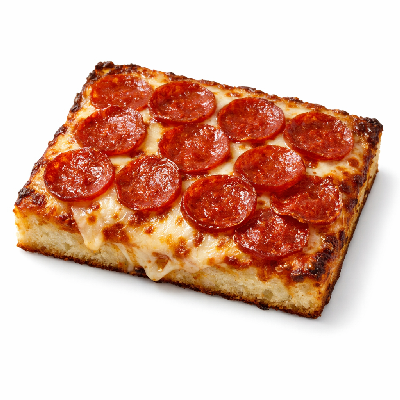 Pizza Hut Double Pepperoni Detroit-Style Pizza