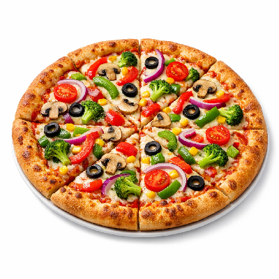 Pizza Hut Pizza 12" Medium Hand-Tossed Style Veggie Lover's