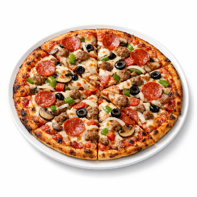 Pizza Hut Pizza 12" Medium Thin 'n Crispy Supreme