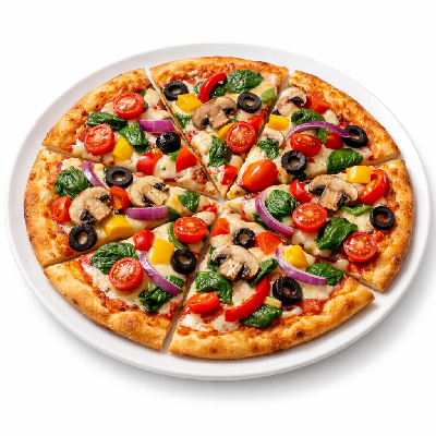 Pizza Hut Pizza 12" Medium Thin 'n Crispy Veggie Lover's