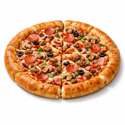 Pizza Hut Pizza 14" Large Stuffed Crust Supreme