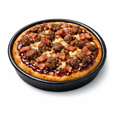 Pizza Hut Pizza BBQ Bacon Cheeseburger Personal Pan