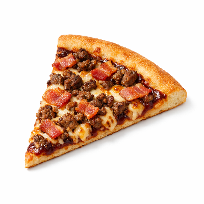 Pizza Hut Pizza BBQ Bacon Cheeseburger Small Hand Tossed