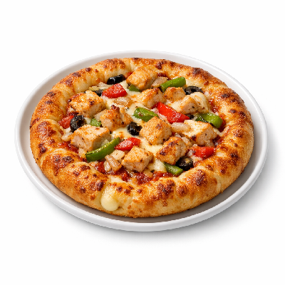 Pizza Hut Pizza Chicken Supreme Individual Stuffed Crust (11")