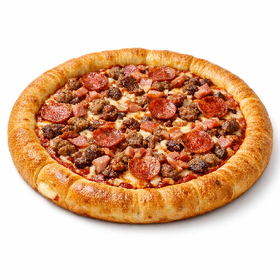 Pizza Hut Pizza Meat Feast Individual Stuffed Crust (11")