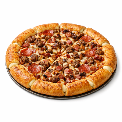 Pizza Hut Pizza Meat Feast Sharing Stuffed Crust (14")