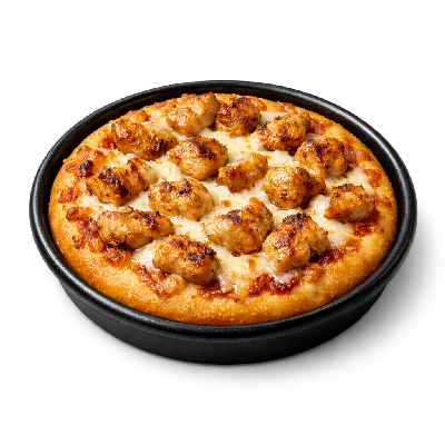 Pizza Hut Pizza New Orleans Chicken Sizzler Individual Pan (9")
