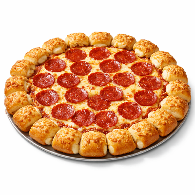 Pizza Hut Pizza Pepperoni Feast Cheesy Bites (14")