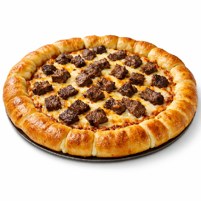 Pizza Hut Pizza Phillycheese Steak Sharing Stuffed Crust (14")