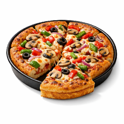 Pizza Hut Pizza Posh Veggie Individual Pan (9")