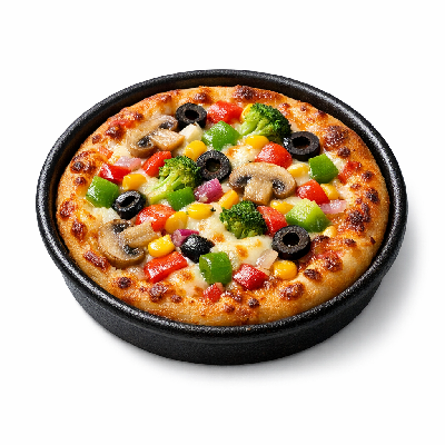 Pizza Hut Pizza Veggie Individual Pan (9")