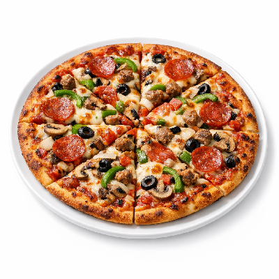 Pizza Hut Thin Crust Supreme Pizza Medium
