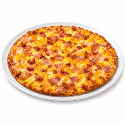 Pizza Inn Breakfast Entrees Bacon Cheddar Ham Pizza