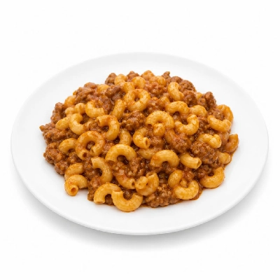Pizza Inn Buffet Macaroni and Beef