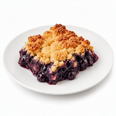 Pizza Inn Desserts Blueberry Cobbler 1 Slice