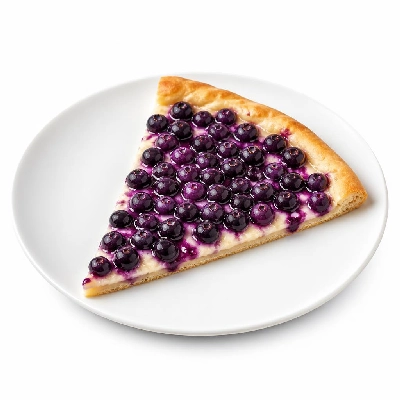 Pizza Inn Desserts Blueberry Pizzert Large 1 Slice