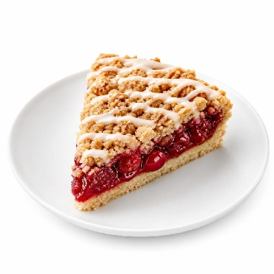 Pizza Inn Desserts Iced Cherry Streusel Cake