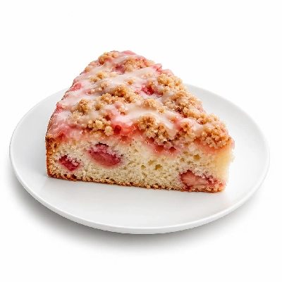 Pizza Inn Desserts Iced Strawberry Streusel Cake