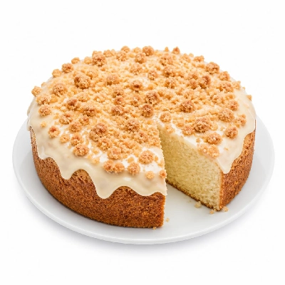 Pizza Inn Desserts Iced Streusel Cake