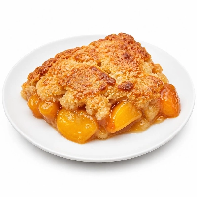 Pizza Inn Desserts Peach Cobbler 1 Slice