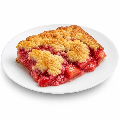 Pizza Inn Desserts Strawberry Cobbler 1 Slice